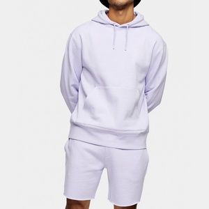 Topman by Topshop Men's Pullover Hoodie Sweatshirt Purple Small